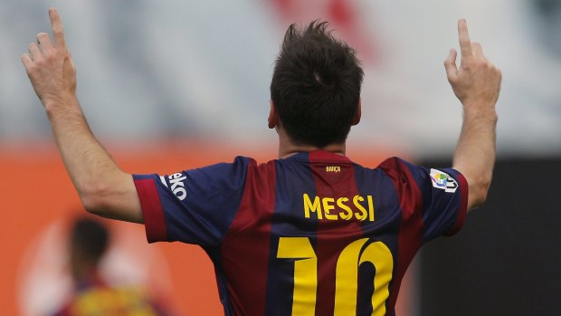 A different path: Lionel Messi has excelled as a Barcelona player.