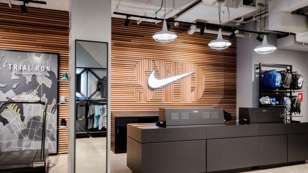 aanraken Narabar auteursrechten Nike flagship hits the pace on George Street