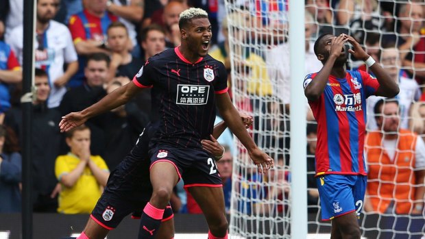 Fairytale stuff: Huddersfield Town convincingly beat Crystal Palace 3-0 in their first ever Premier League appearance.