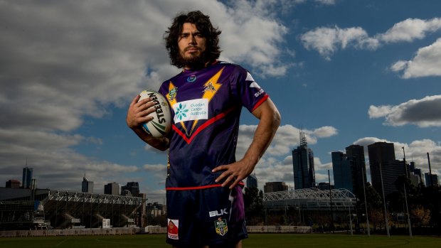 Melbourne Storm player Tohu Harris has struggled with injuries this year.