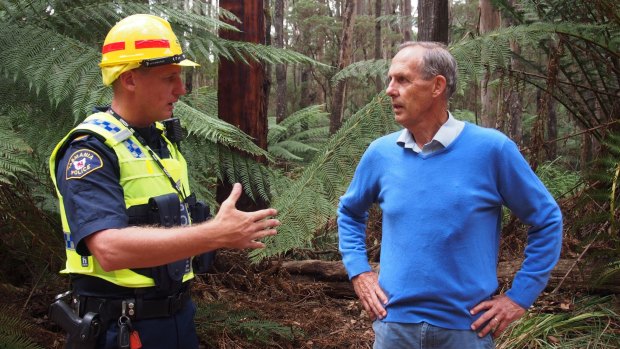 Bob Brown is arrested in Tasmania. Under controversial new laws which prevent protests at workplaces, the former Greens leader was charged with 'failing to comply with a direction to leave a business access area'.