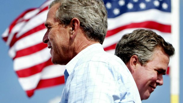 Jeb Bush, right, regards his brother , George W. Bush as an adviser.