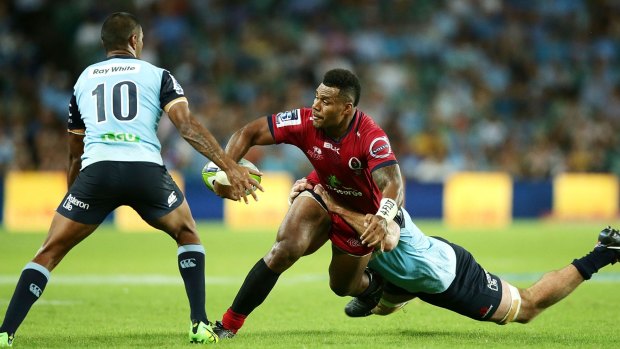 Genesis: Samu Kerevi is hoping Saturday's clash with the Waratahs will be the start of a winning tradition by the Reds.