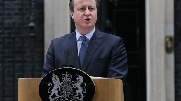 British Prime Minister David Cameron announcing a historic referendum on whether to stay in the European Union will be held on June 23. 