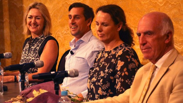 Mitchell Pearce at The Banksia Project mental health evening.