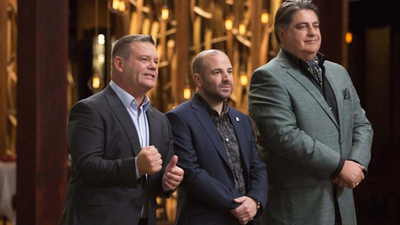 <i>MasterChef</i> judges Gary, George and Matt.