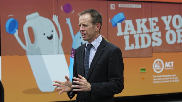 Territory and Municipal Services Minister Shane Rattenbury said bus advertising should reflect community values and government policy objectives.