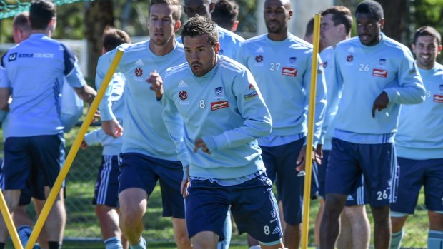 High hopes: Sydney FC midfielder Milos Dimitrijevic thinks his side can go all the way.