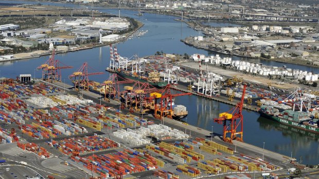 Melbourne is Australia's largest container port