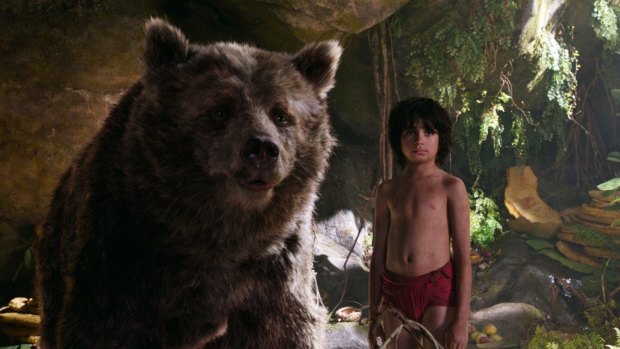 Cracking opening ... The Jungle Book, which tells the story of friendly bear Baloo and feral boy Mowgli, made $150 million net for Disney in its first weekend.