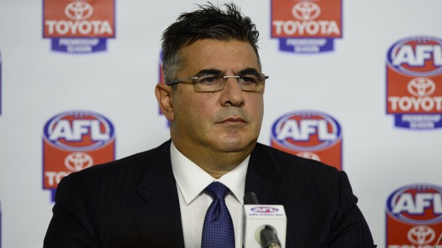 Former AFL boss Andrew Demetriou.