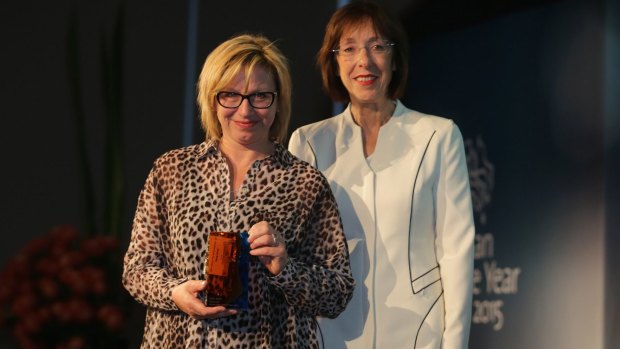 Rosie Batty with Chief Justice Marilyn Warren.