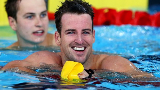 James Magnussen qualified fastest for the 100 metres freestyle.