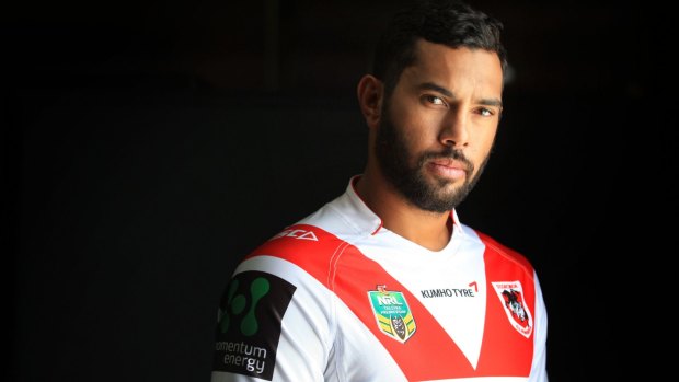 New Rabbitoh: Dane Nielsen during his playing career at St George Illawarra. 