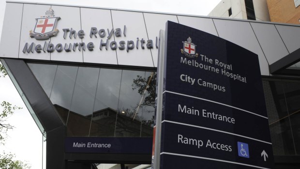  The Royal Melbourne Hospital was hit by a computer virus on Monday.