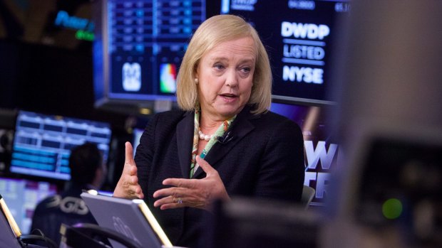 On to new things: With Meg Whitman's departure, the ratio of female chief executives on Wall Street's top 500 falls to just 5 per cent.