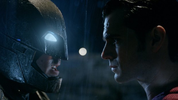 A tight spot: Ben Affleck as Batman and Henry Cavill as Superman in Dawn of Justice.
