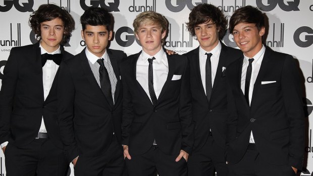 As they were: (L-R) Harry Styles, Zain Malik, Niall Horan, Louis Tomlinson and Liam Payne in 2011. 