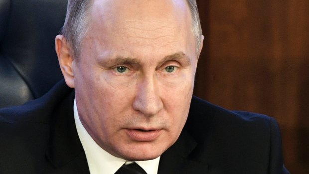 Not happy: Russian President Vladimir Putin 