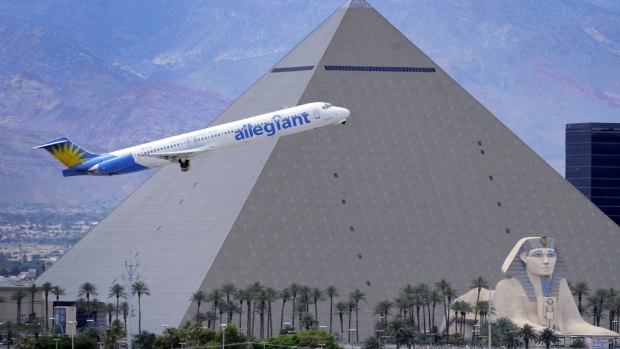 Allegiant Air keeps its costs low bu serving smaller airports with fewer flights.