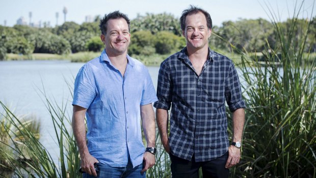 The brothers behind the Tropfest film <i>Identical</i>, Brett and Mark Nichols. 
