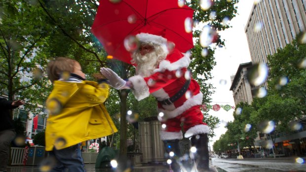 Rainy, cooler days are expected for the festive season.