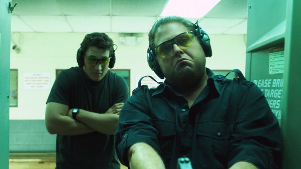 Miles Teller, left, and Jonah Hill in War Dogs.