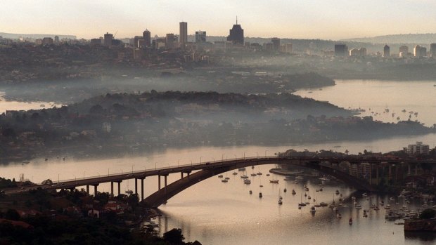 Happy birthday: The Gladesville Bridge was opened 50 years ago. 