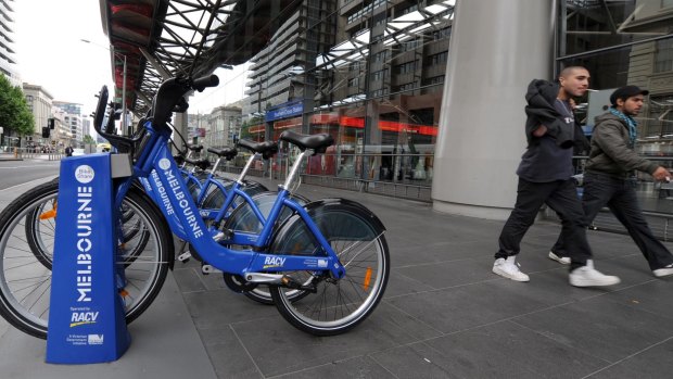 Melbourne's bike share scheme, like Brisbane's, has been hampered by its helmet requirement.