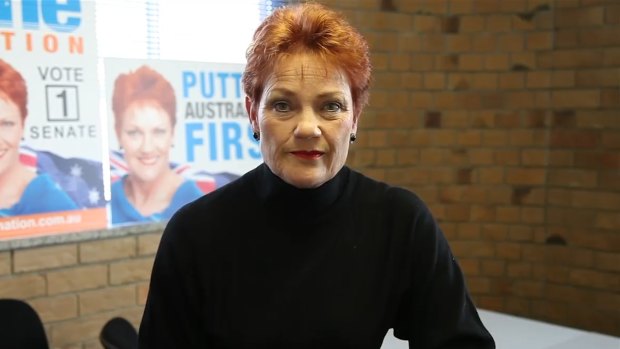 One Nation leader Pauline Hanson controls three senators in the new Parliament including Mr Roberts.