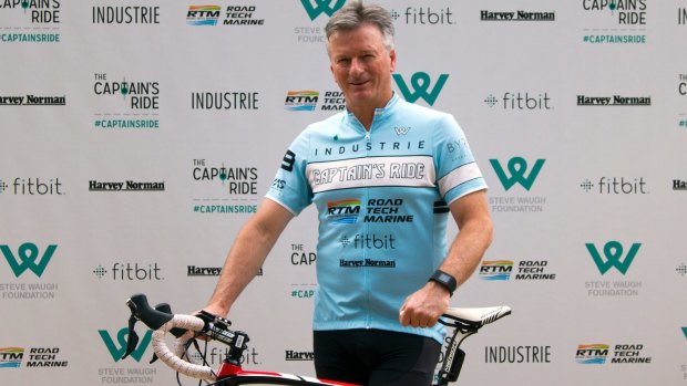 Captain's Ride: Former Australian cricket captain Steve Waugh will embark on an 800km ride for charity.