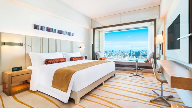 The Prince Gallery Tokyo Kioicho rooms offer spectacular views over the city.