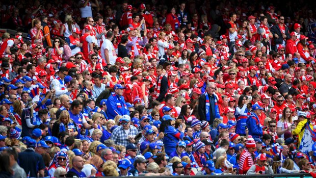 A Bulldogs fan had a heart attack as the final siren sounded.