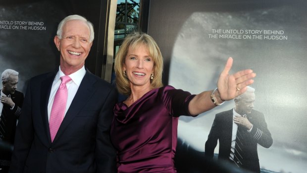 Author/pilot Chelsey 'Sully' Sullenberger and his wife Lorrie.