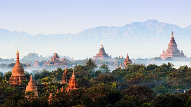Bagan, Myanmar. Myanmar was the fastest growing destination in 2019, with visitors increasing by more than 40 per cent.