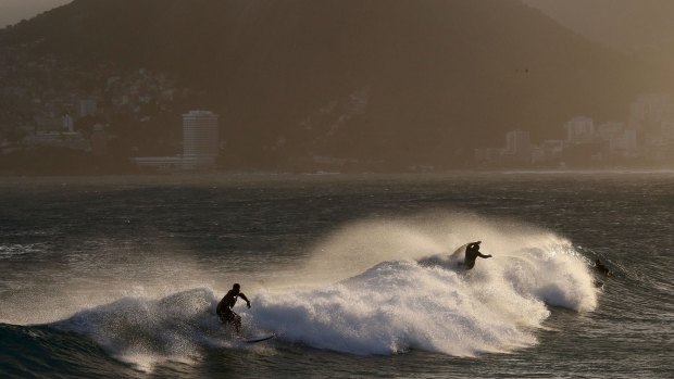 Wave of fear: Ipanema beach in Rio.
