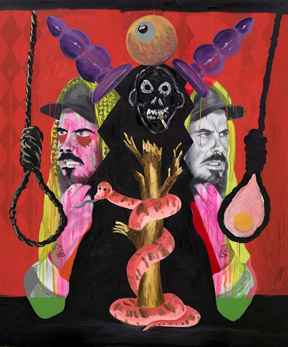 David Griggs' 2017 Archibald Prize finalist self-portrait.