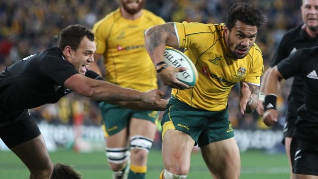 Flyer: Digby Ioane played 35 tests the Wallabies.