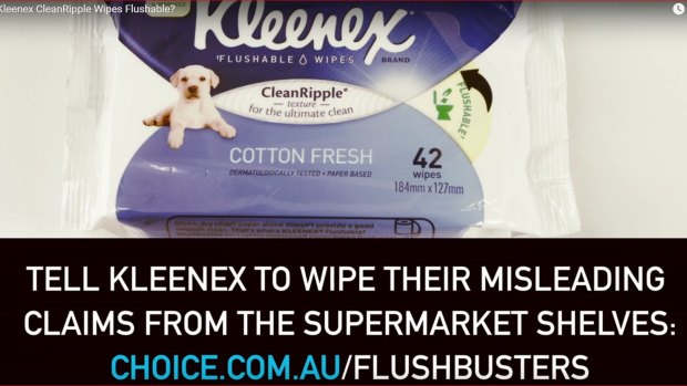 A test by Choice found that new Kleenex wipes, promising to be flushable, did not deteriorate after an hour. 