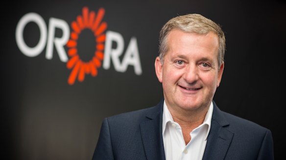 Chief executive Nigel Garrard says Orora's North American sales now make up more than 50 per cent of total sales.