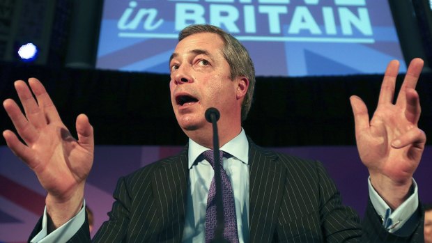 United Kingdom Independence Party leader Nigel Farage.