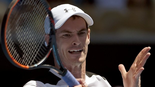 Straight sets win: Andy Murray.