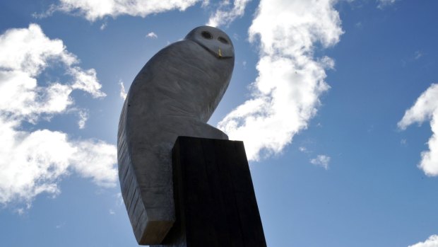 Bruce Armstrong's owl, which keeps watch over Belconnen, would be a fine addition to the quirky bird collection.