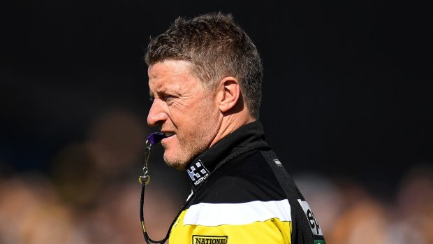 Damien Hardwick has coached Richmond into their first grand final in 35 years.