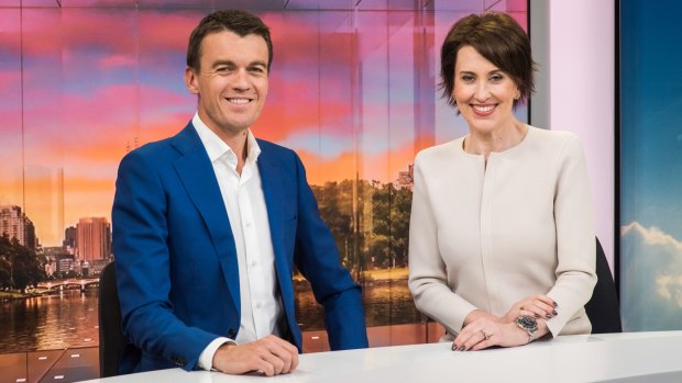  hosts Virginia Trioli and Michael Rowland.