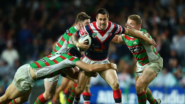 Rested up: Mitchell Pearce will return for the Roosters on Saturday.