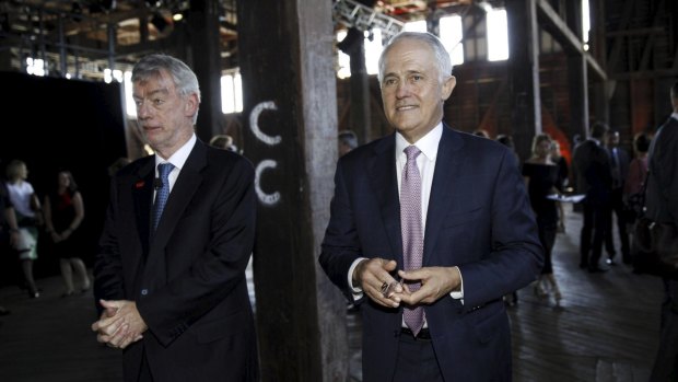 Prime Minister Malcolm Turnbull had some tough words for Westpac Chairman Lindsay Maxsted in Sydney on Wednesday.