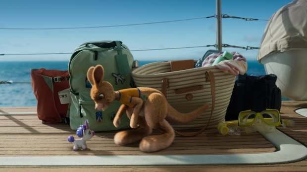 The TV ad follows Ruby as she leads a toy unicorn named Louie (voiced by Canadian actor and comedian Will Arnett) on an adventure around Australia, taking in iconic sites like the Great Barrier Reef.
