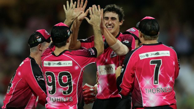 Pay day: Mitchell Starc could earn as much as $3 million from his stint in the IPL.