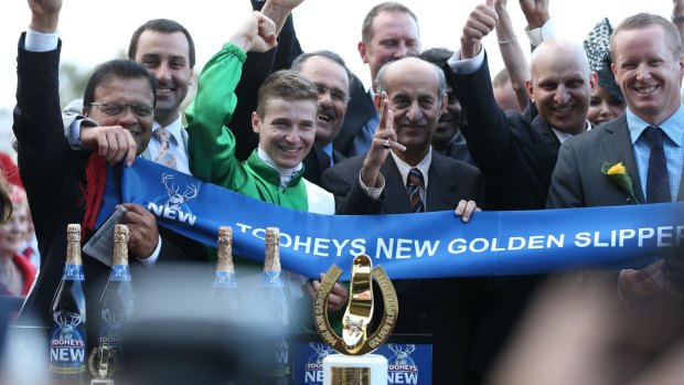 WIll they come?: How many punters will turn up to watch this year's Golden Slipper at Rosehill.